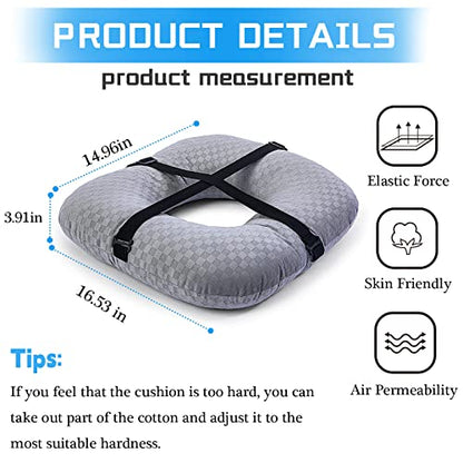  Donut Pillow For Tailbone Pain Relief Cushion, Bed Sore Cushions For Butt, Donut Pillow For Postpartum, Pregnancy, Hemorrhoids, Sciatica Pain, Donut Cushion Suitable For Office, Car, Bed And Sofa