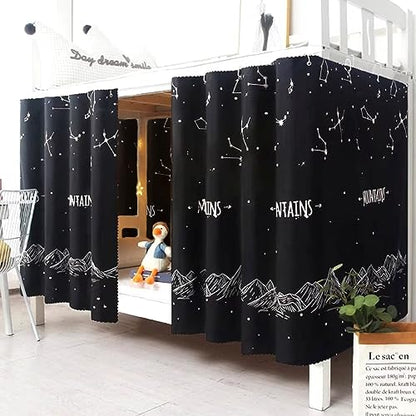  Hoce Dorm Twin Bunk Bed Drapes For Bottom Bunk Bed Privacy Curtains 3 Panels