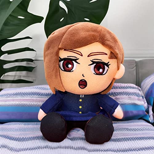  JUST FUNKY Jujutsu Kaisen Full Size Demon Corps Plush | 9” Tall | Featuring Nobara Kugisaka| Home Decor | Plush Pillow For 14+