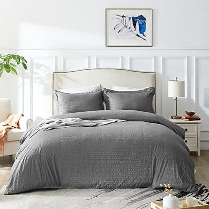  King Size Hotel Collections Super Soft Egyptian Cotton 3 Piece Modern Bedding Medallion Damask Duvet Cover Set-1000-Thread-Count Bedding Set 1 Duvet Cover And 2 Pillow Shams