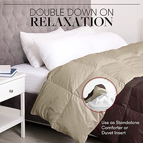  Beckham Luxury Linens Reversible Hypoallergenic Hotel Collection Goose Down Duvet