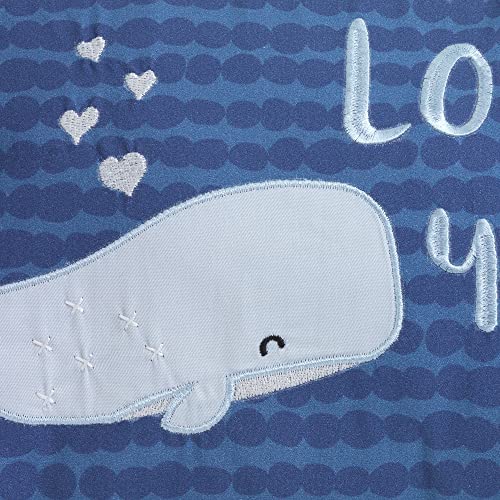  Oceania Decorative Throw Pillow - Blue Ocean Whale