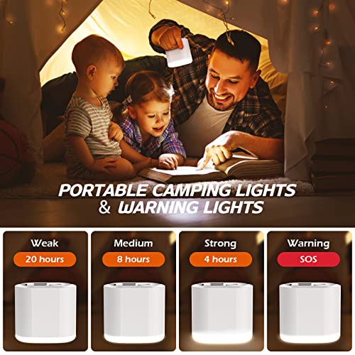  Tiny Pump Portable Ultra-Mini Air Pump With Camping Light,1360mAh Rechargeable To Inflate Deflate For Sleeping Pad Pool Floats Swimming Ring Vacuum Storage Bags Balloon Soccer-8 Air Nozzles