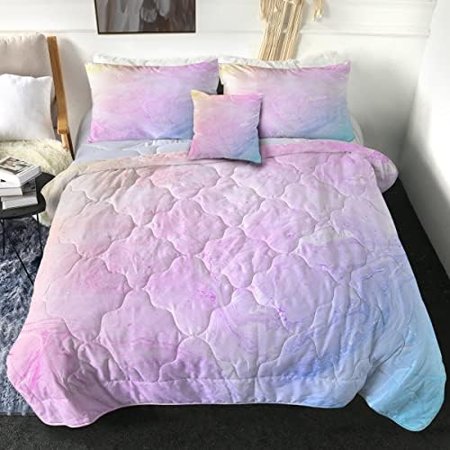  Sleepwish Gold Wolf Comforter Indian Wolf King Size Bed Set 3D Wolves Quilt Set 4 Piece Native American Wolf Bedding Sets With Comforter, Pillow Shams, Cushion Cover (King)