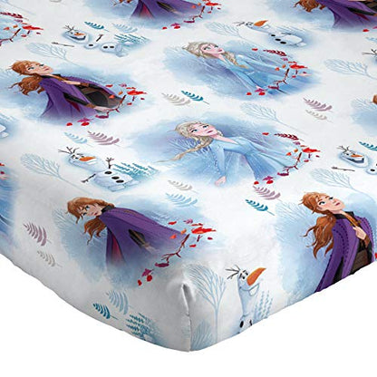  Disney Forest 3 Piece Twin Sheet Set, Frozen 2 Spirit