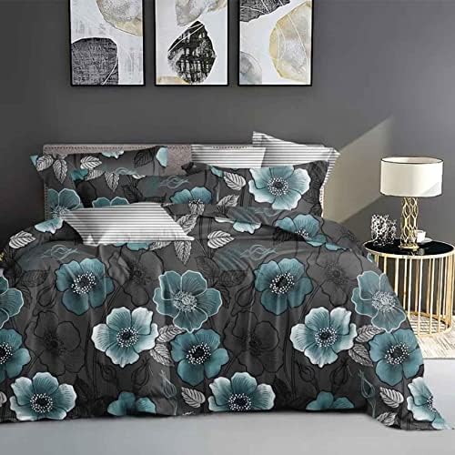  Beige Duvet Cover Queen Size, Soft Farmhouse Bedding Comforter Cover Set 3 Pieces With Zipper Closure, 1 Lightweight Microfiber Duvet Cover 90x90 Inches And 2 Pillow Shams For Women Men