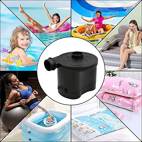  Battery Powered Electric Air Pump, Portable Inflator/Deflator Air Pump For Outdoor Camping, Air Mattress Pool Floats Raft Boat Toys, 3 Nozzles
