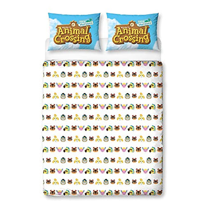  Official Double Duvet Cover | Reversible Two Sided Beach Design | Polycotton Fun Bedding With Matching Pillow Case, Multi Coloured, 200 X 135cm (Double Duvet)