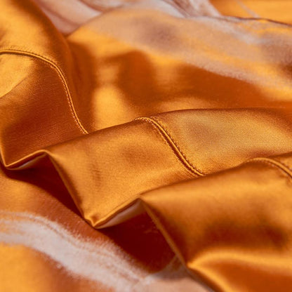  WALNUT Long-Staple Cotton Tribute Satin Cotton Four-Piece Sample Bedding Set