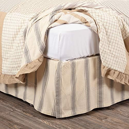  VHC Brands Boho & Eclectic Farmhouse Bedding-Grace White Sham, King (40488)