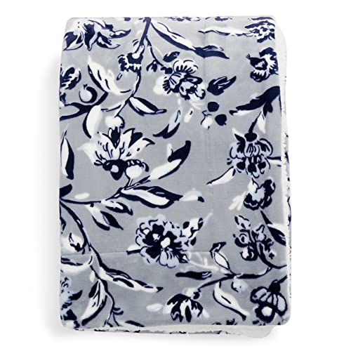  Vera Bradley Women's Organizer Medium Cosmetic Makeup Bag, Denim Gray, One Size