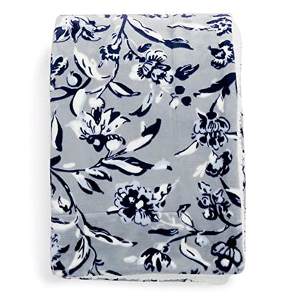  Vera Bradley Women's Organizer Medium Cosmetic Makeup Bag, Denim Gray, One Size