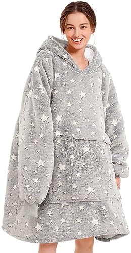  Narecte Kids Blanket Hoodie For Girls,Premium Sherpa Oversized Hoodie Blanket For Kids,Cozy And Big Wearable Blanket Hoodie Best Top Birthday Gifts For Teen Year Old Boy Gift Ideas Dog