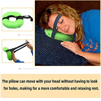  Welsoon Pillow With An Ear Hole Small Ear Pain Pillow With Headband For Ear Pain And CNH Ear Piercing Ear Inflammation Pressure Sores Side Sleeping Pillow Ear Guard Cushion