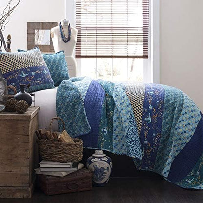  Royal Empire Reversible 3 Piece Cotton Duvet Cover Set, King, Tangerine