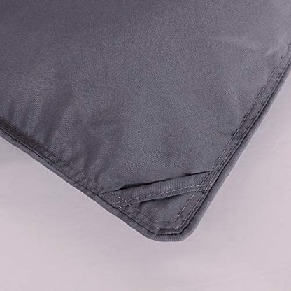  Royal Hotel Plush Down Alternative Comforter Queen - Gray Duvet Insert With Corner Tabs - All-Season Hypoallergenic Comforter Reversible - 100% Plush Down Alternative Fill - Oversized Queen, Gray