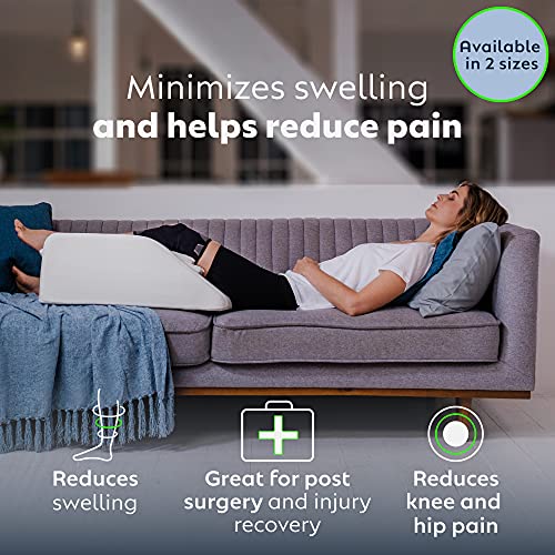  PureComfort - Adjustable Leg, Knee, Ankle Support And Elevation Pillow | Surgery | Injury | Rest | (Standard) Memory Foam