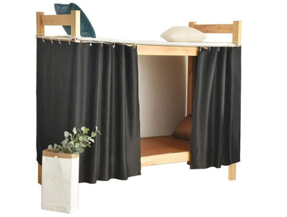  Qubanda Dorm Home Solid Thicken Bunk Blackout Bed Curtains Cloth Bed Canopy Students Single Sleeper，2panel