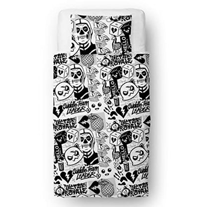 FORTNITE Official Fanzine UK Single Size Duvet Cover Set Pillowcase And Duvet Cover Only