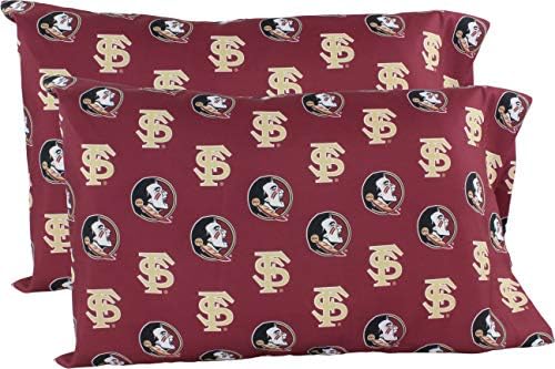 COLLEGE COVERS Everything Comfy Texas Tech Red Raiders Pillowcase Pair, Standard, 20" X 30", Includes 2 Pillowcases