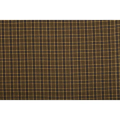  Tea Cabin Green Plaid King Pillow Case Set Of 2 21x40 Country Rustic Bedding Accessory, Moss Green