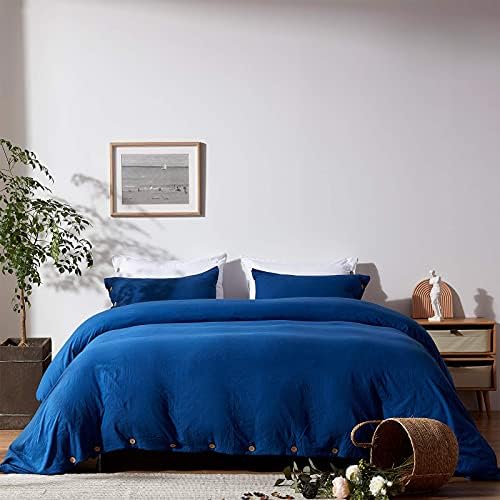  Burnt Orange Duvet Cover Sets Queen Size 3 Piece Double Brushed Microfiber Queen Duvet Cover With Button Closure & Corner Tie 1 Breathable And Soft Duvet Cover 90x90 Inches + 2 Pillow Shams