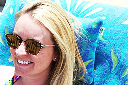  Beach And Pool Pillow | Super Soft, Ultra Comfy, And Colorful Cabana Pillow Shop | 10” X 14” Inches With Removable Insert