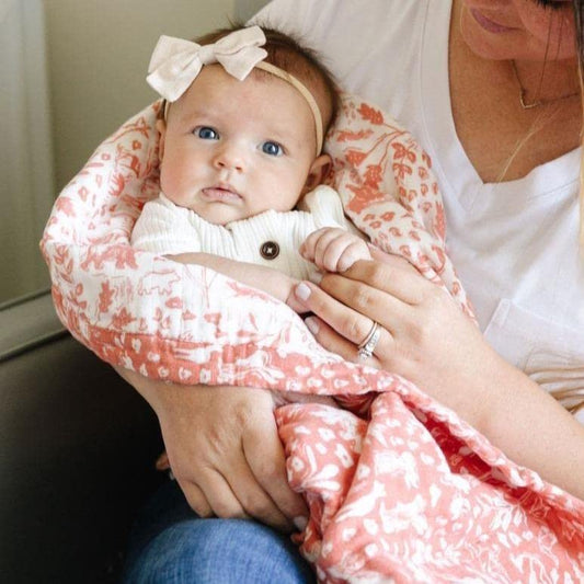  SARANONI Soft 4-Layer Bamboo Muslin Quilt Toddler Blanket, 47" X 47" Bamboo + Cotton Blanket (by Hope Wild Wood)