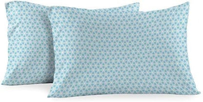  Heavyweight Flannel, 100-Percent Cotton Twin Extra Long XL 3PC Bed Sheets Set, Polka Dots Print, 170 GSM