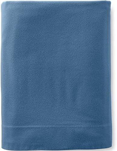  Lands' End 5oz Flannel Solid Flat Sheet White Queen Flat Sheet