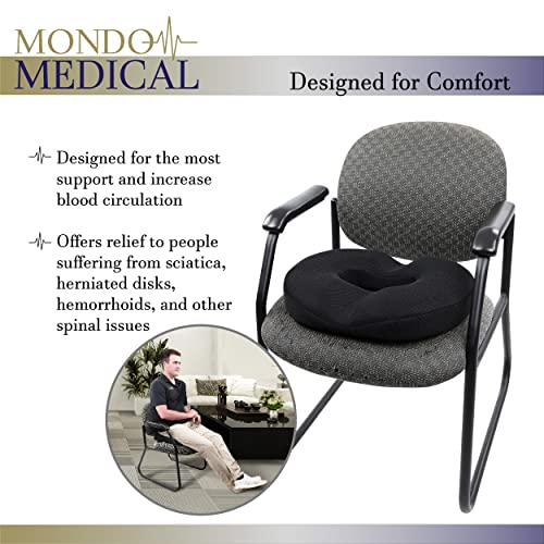  Mondo Medical Donut Pillow Butt Cushion For Tailbone Pain - Butt Donut Pillows Seat Cushion Orthopedic Design