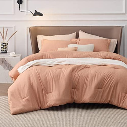  Bedsure Queen Comforter Set - Grey Comforter Queen Size, Soft Bedding For All Season, 3 Pieces Cationic Dyeing Bedding Set With 1 Comforter And 2 Pillow Shams