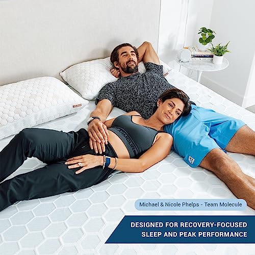  MOLECULE 3" Triple Zone PRO Pressure-Relieving Gel Memory Foam Mattress Topper, Twin XL