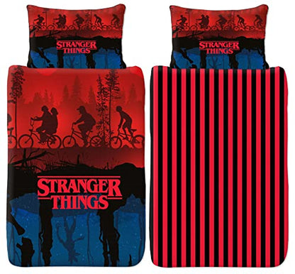  Stranger Things The Upside Down Single Duvet Cover And Pillowcase Set