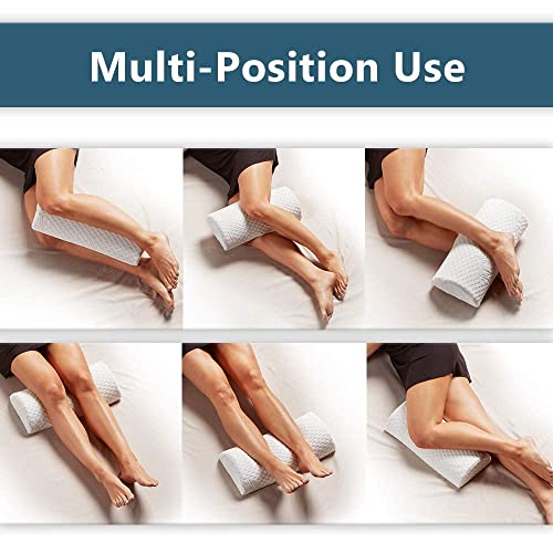  ComfiLife Body Positioner, Knee Pillow & Bolster Pillow Bundle For Lower Back Support, Legs, Knees, 100% Memory Foam, Ultimate Bed Pillows For Back Pain Relief & Comfortable Sleeping