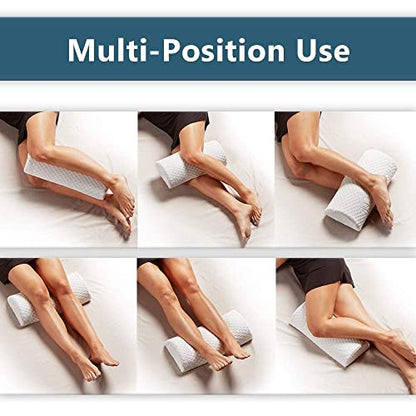  ComfiLife Body Positioner, Knee Pillow & Bolster Pillow Bundle For Lower Back Support, Legs, Knees, 100% Memory Foam, Ultimate Bed Pillows For Back Pain Relief & Comfortable Sleeping