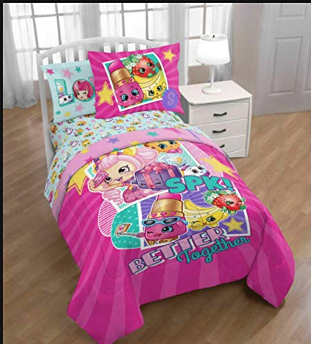  Franco Manufacturing Shopkins 'Better Together' 2 Piece Twin/Full Comforter And Sham Set #412395701