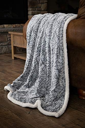 Wrangler Stars & Stripes USA American Flag Sherpa Fleece 54x68 Throw Blanket, 54" X 68", White