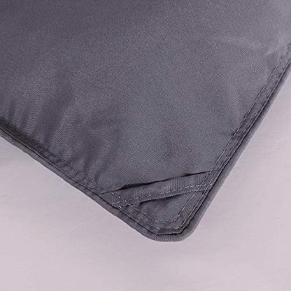  Plush Down Alternative Comforter Twin - Gray Duvet Insert With Corner Tabs - All-Season Hypoallergenic Comforter Reversible - 100% Plush Down Alternative Fill - Twin XL, Gray