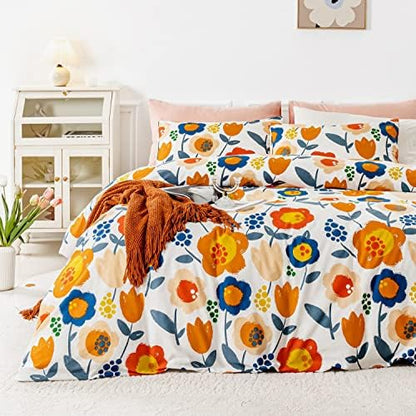  SUSYBAO Gray Botanical Duvet Cover King 100% Cotton Tropical Plant Duvet Cover 3 Pieces Set 1 Banana Leaves Patterned Duvet Cover With Zipper Ties 2 Pillowcases Luxury Soft Grey Leaf Bedding Set