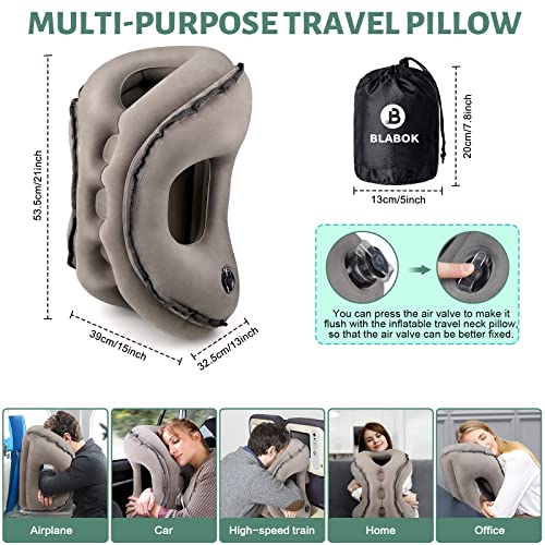 BLABOK Sleep Comfortably During Travel With Our Portable Neck Pillow To Prevent Neck And Shoulder Pain (D3)