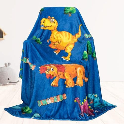  Dinosaur Blanket For Boys Soft Cozy Flannel Warm Kids Dinosaur Throw Blanket Unique Gifts Dinosaur Room Decor Blanket For Teens Kids For Couch Sofa Bed Dino Blanket For Girls Teens 50"x60"