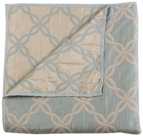  Master Home Products Belmont Reversible Bedspread, Twin, Sea Spray