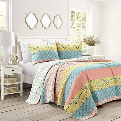  Royal Empire Reversible 3 Piece Cotton Duvet Cover Set, King, Tangerine