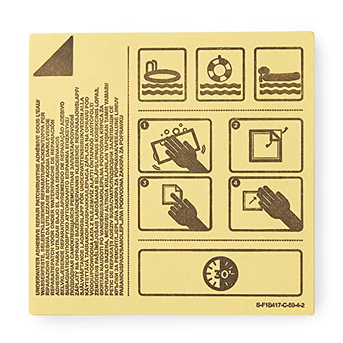Bestway 2.5in X 2.5in Flowclear Underwater Adhesive Repair Patches (10 Patches)