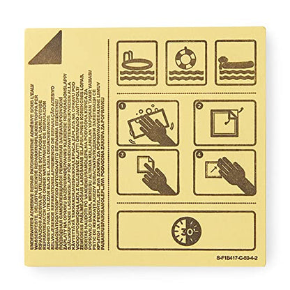 Bestway 2.5in X 2.5in Flowclear Underwater Adhesive Repair Patches (10 Patches)