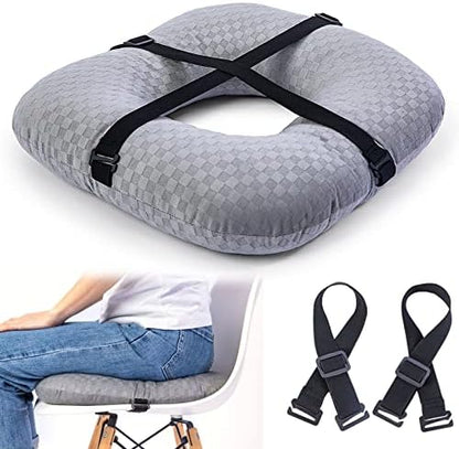  Donut Pillow For Tailbone Pain Relief Cushion, Bed Sore Cushions For Butt, Donut Pillow For Postpartum, Pregnancy, Hemorrhoids, Sciatica Pain, Donut Cushion Suitable For Office, Car, Bed And Sofa