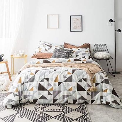  SUSYBAO Constellation Patterned Duvet Cover Queen 100% Cotton Navy Duvet Cover Set 3 Pieces 1 Navy Blue Galaxy Space Duvet Cover With Zipper Ties 2 Pillow Cases Luxury Soft Constellation Bedding Set