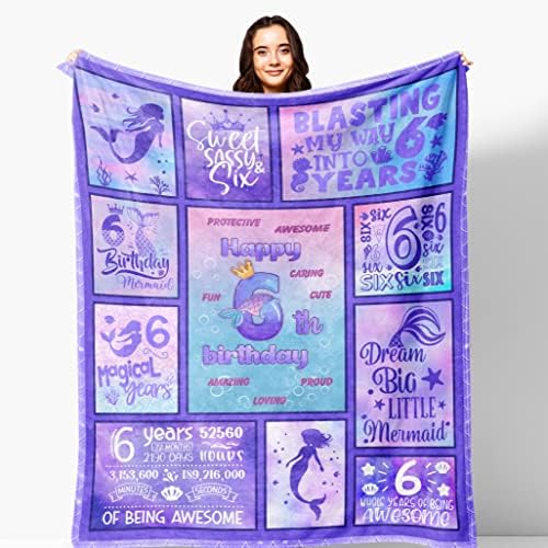 Henazin 9 Year Old Girl Gifts, Birthday Gifts For 9 Year Old Girl, Gifts For 9 Year Old Girls Blanket 50"X60", 9 Year Old Birthday Gifts For Daughter Granddaughter, 9th Birthday Decorations For Girl