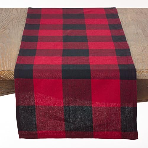  Occasion Gallery Black 3-Piece Holiday Buffalo Plaid (King Size) Duvet Cover (Filling NOT Included) Set 104" X 94" Rectangular, 100% Cotton